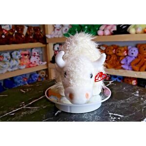 TY Beanie Buddy - Roam the White Buffalo | MWMT | Vintage | Rare